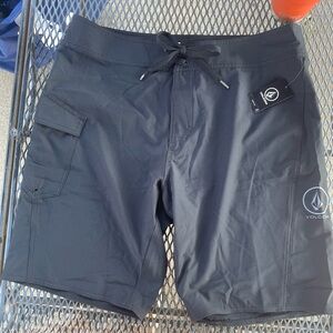Volcom Men's Charcoal Board Shorts